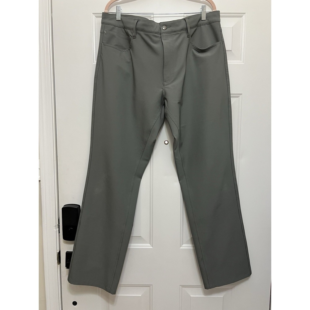 Footjoy Pants Mens 38x32‎ Gray Athletic Fit Performance Golf Activewear Chino